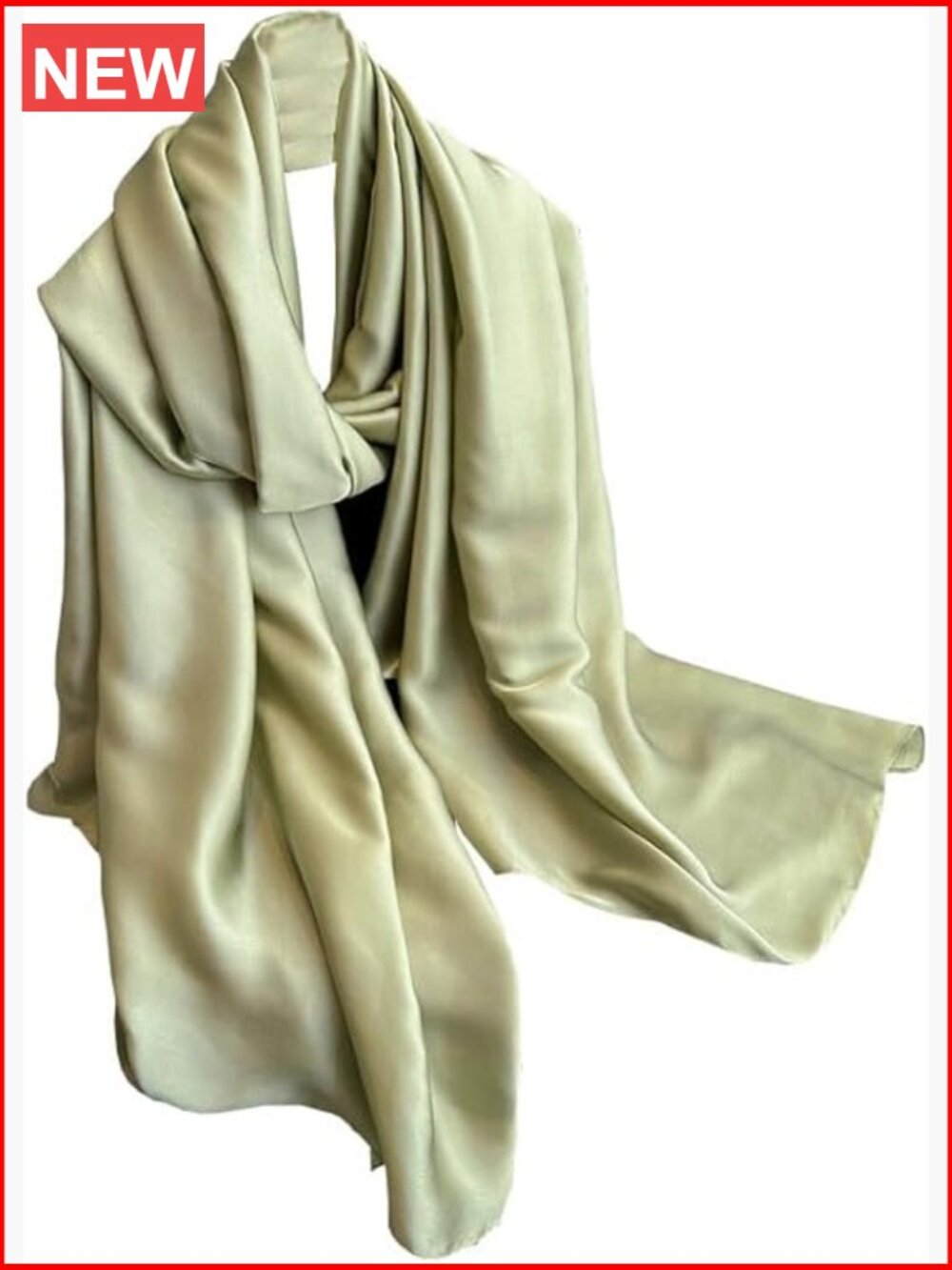 Silk Feeling Satin Scarf Lightweight Shawl Wrap for Women